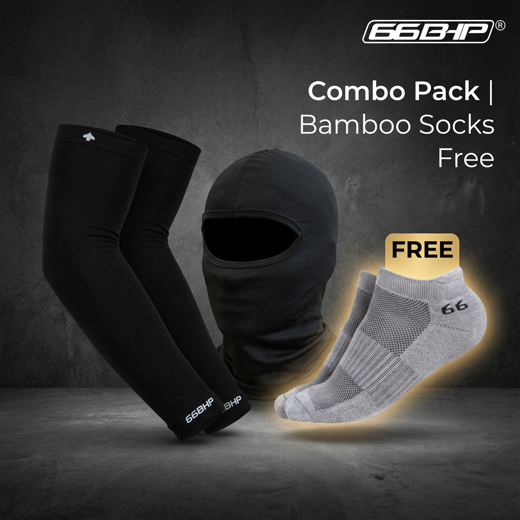 66Bhp Arm Sleeve – UPF50 Protection for Men & Women