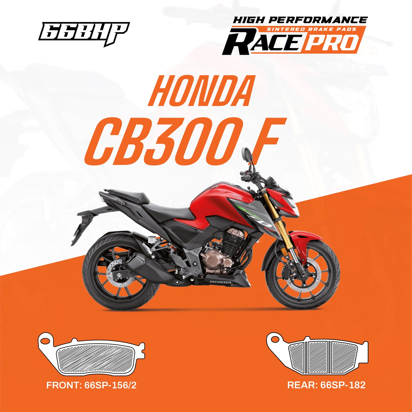Honda CB 300 F Race Pro Sintered Brake Pad