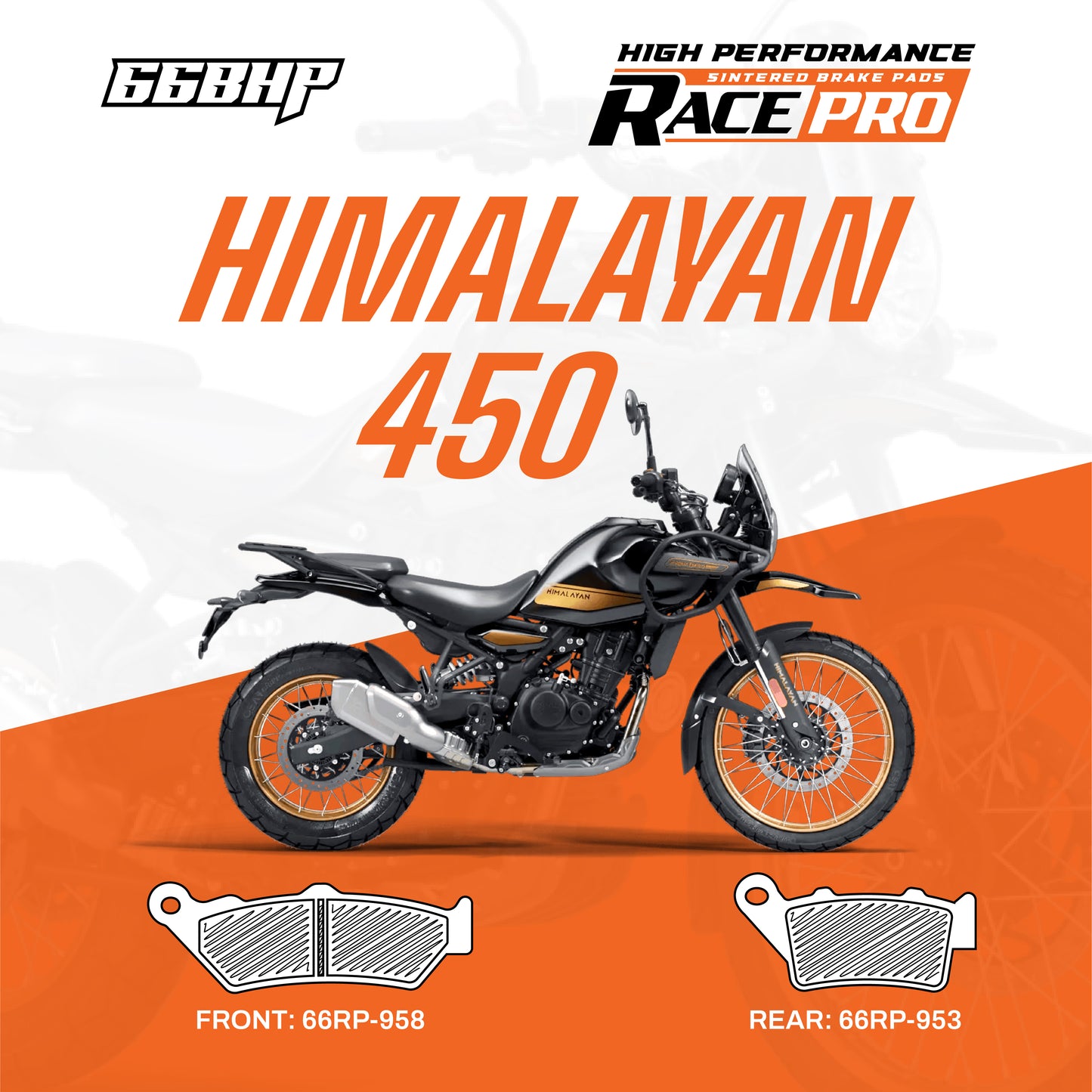 Royal Enfield Himalayan 450 Race Pro Sintered Brake Pad
