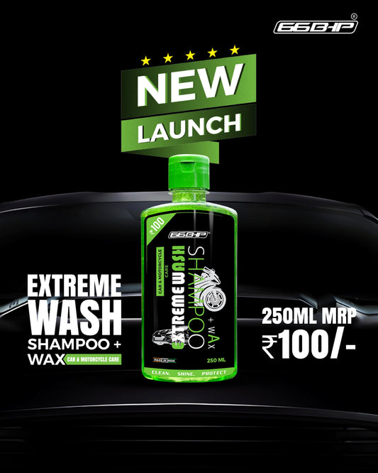 66Bhp Car & Bike Shampoo + Wax – Low Foam Wash