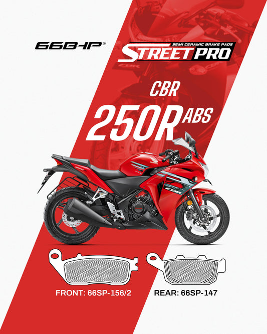 Honda CBR 250R (ABS) Street Pro Semi Ceramic Brake Pads
