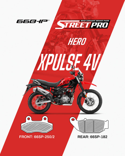 Hero Xpulse 200 4v Street Pro Semi Ceramic Brake Pads