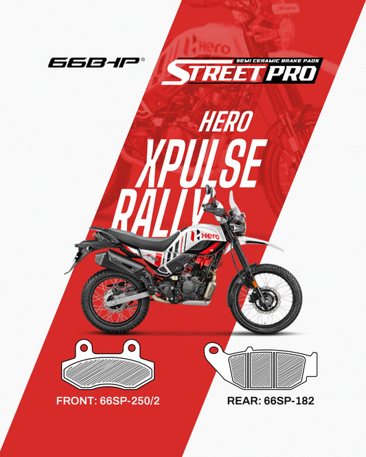 Hero Xpulse 200 Rally Street Pro Semi Ceramic Brake Pads