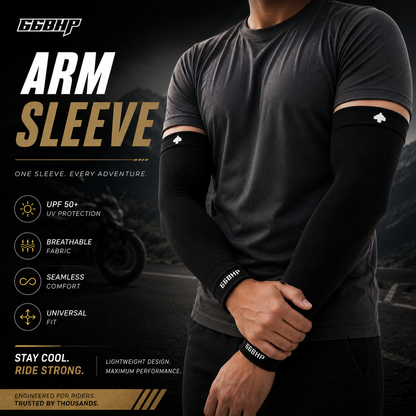 66Bhp Arm Sleeve – UPF50 Protection for Men & Women
