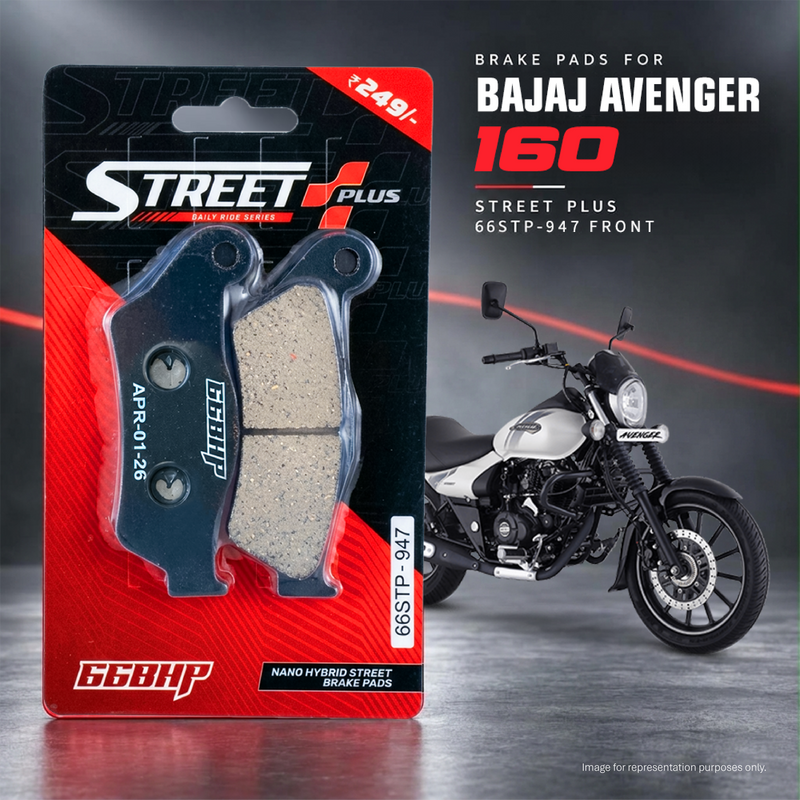 66BHP Street Plus brake pads, product example