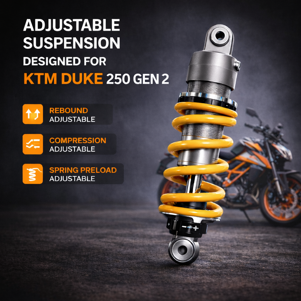 Duke 250 Gen 2 66BHP Air Born Performance Suspension