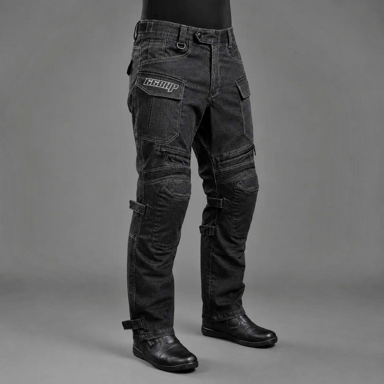 66BHP Riding Denim Pants With Level 2 Knee Protectors – 66Bhp