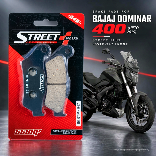 Bajaj Dominar 400 Upto (2019) 66BHP Street Plus Brake Pads