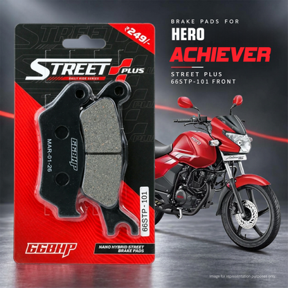 Hero Glamour/Achiever  66BHP Street Plus Brake Pads