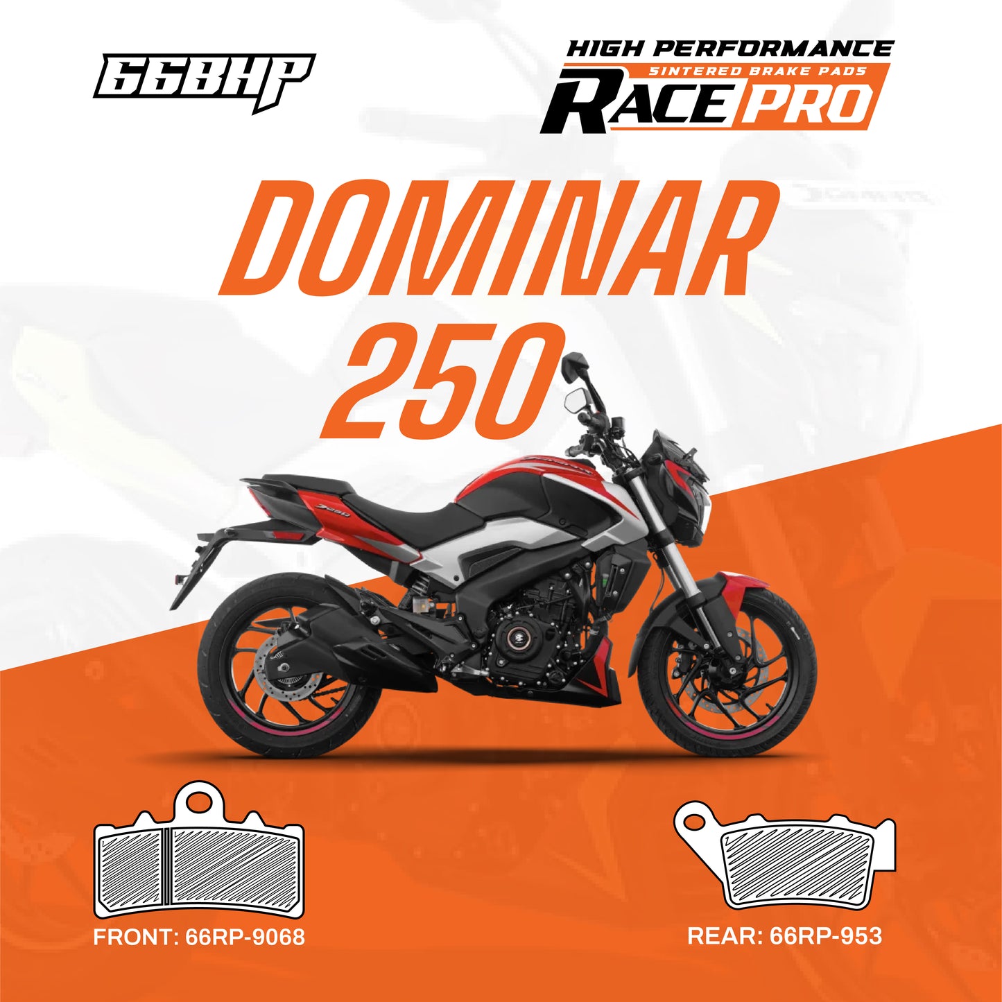 Bajaj Dominar 250 Race Pro Sintered Brake Pad