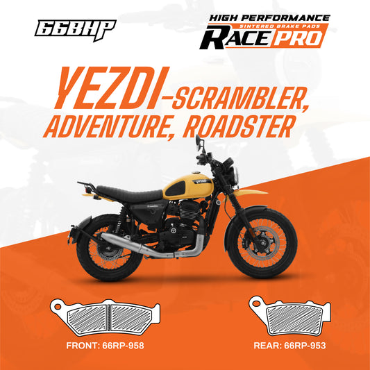 Yezdi Scrambler/ Adventure/Roadster   Race Pro Sintered Brake Pad