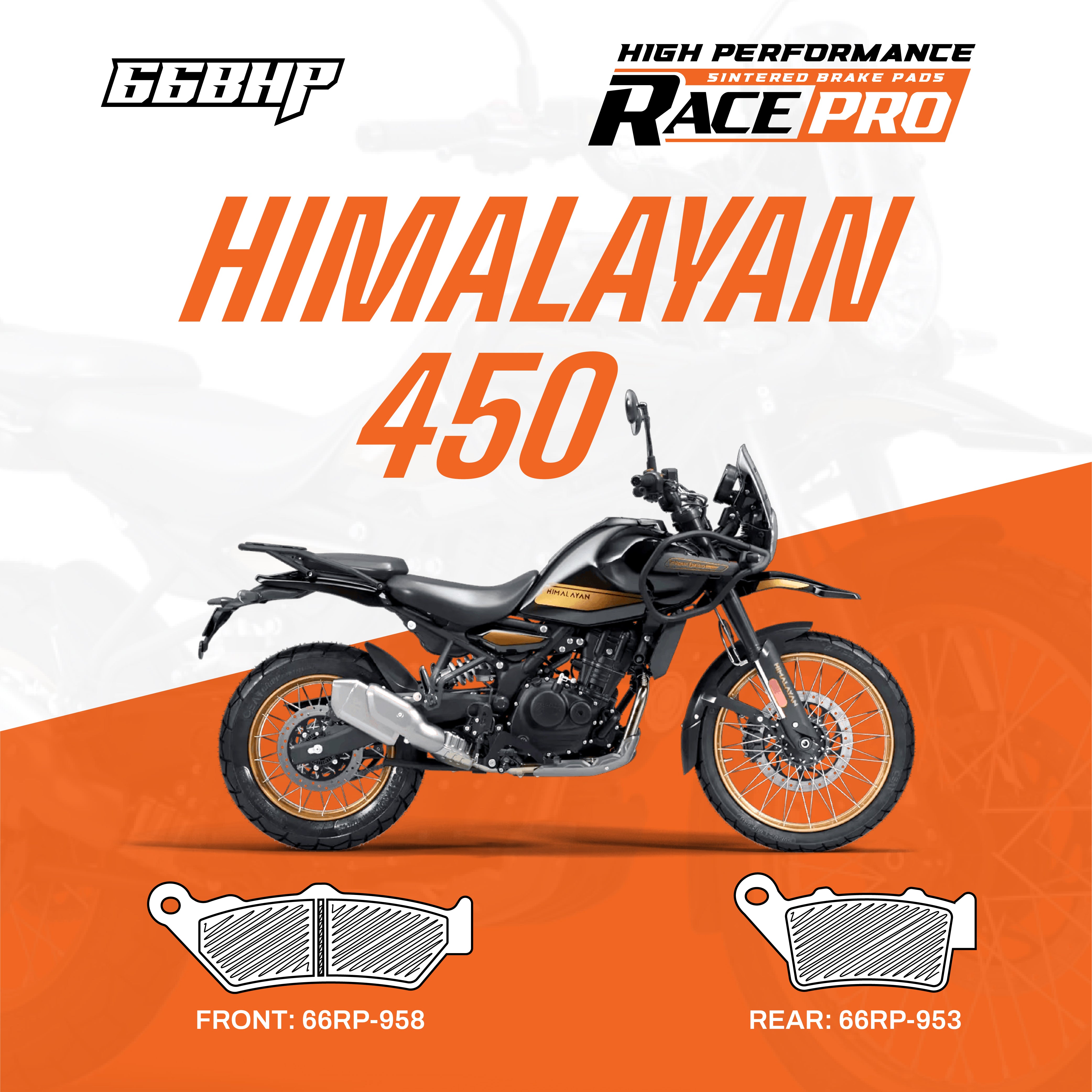Royal Enfield Himalayan 450 Race Pro Sintered Brake Pad