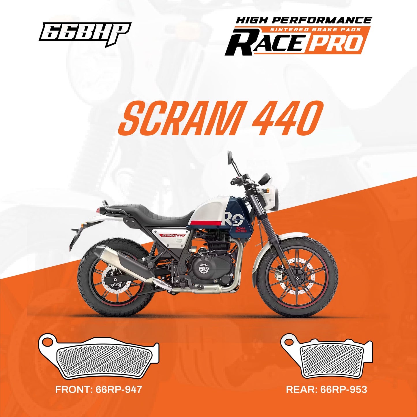 Royal Enfield Scram 440 Race Pro Sintered Brake Pad