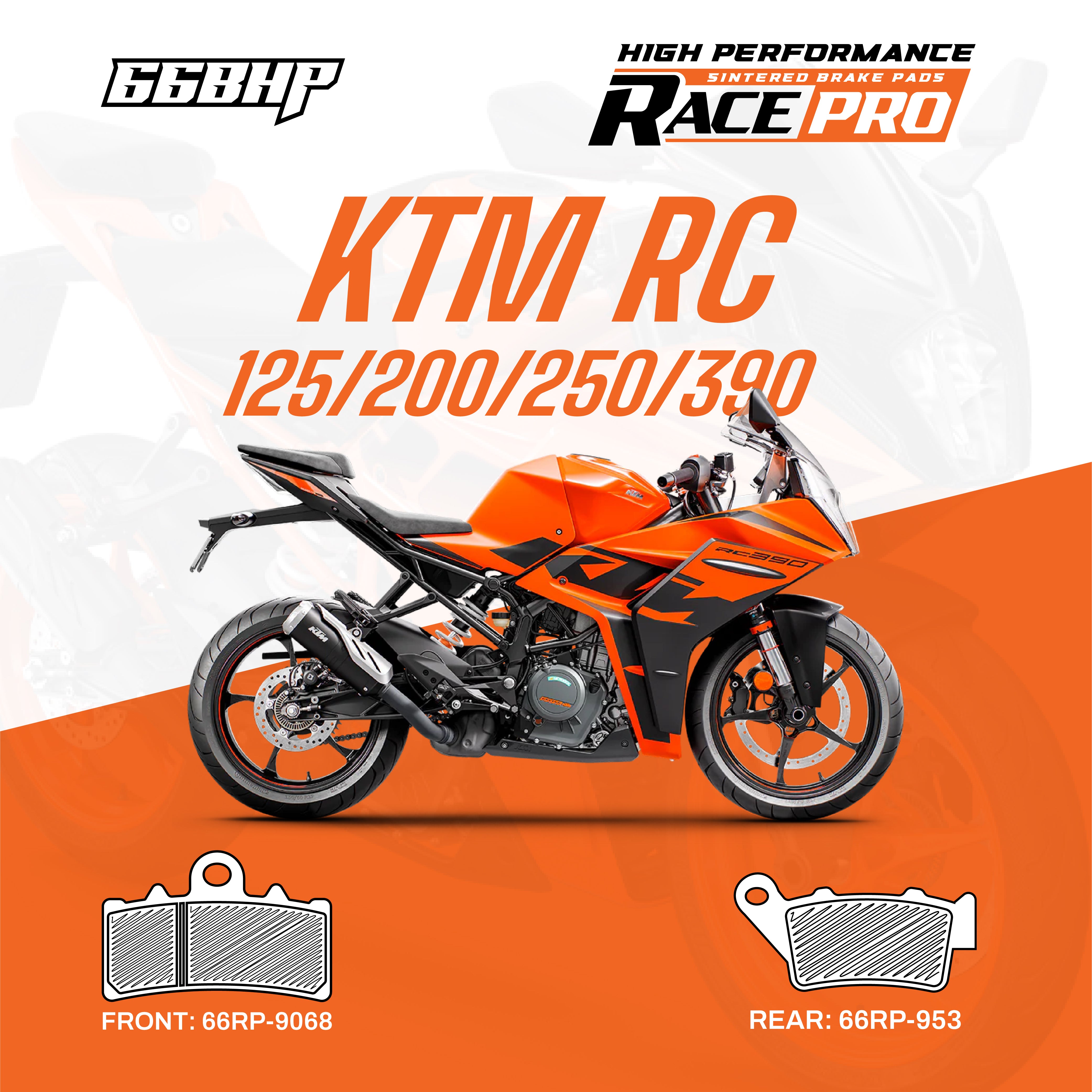 KTM Duke & RC 125 / 200 / 250 / 390 Race Pro Sintered Brake Pad