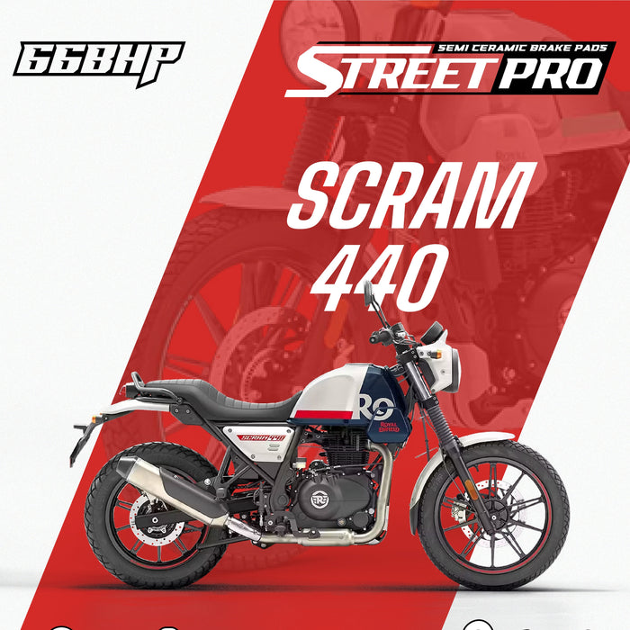 Royal Enfield Scram 440 Street Pro Semi Ceramic Brake Pads