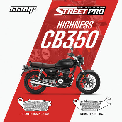 Honda CB 350 Highness Street Pro Semi Ceramic Brake Pads