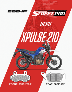 Hero Xpulse 210 66bhp semi ceramic pro brake pads