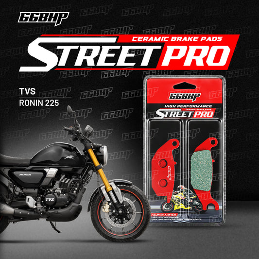 TVS Ronin 66bhp street pro semi ceramic brake pads