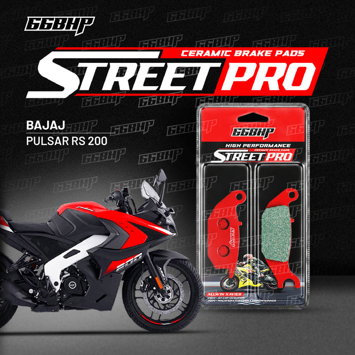 Bajaj Pulsar RS200 Street Pro Semi Ceramic Brake Pads (only for BS4 Models )
