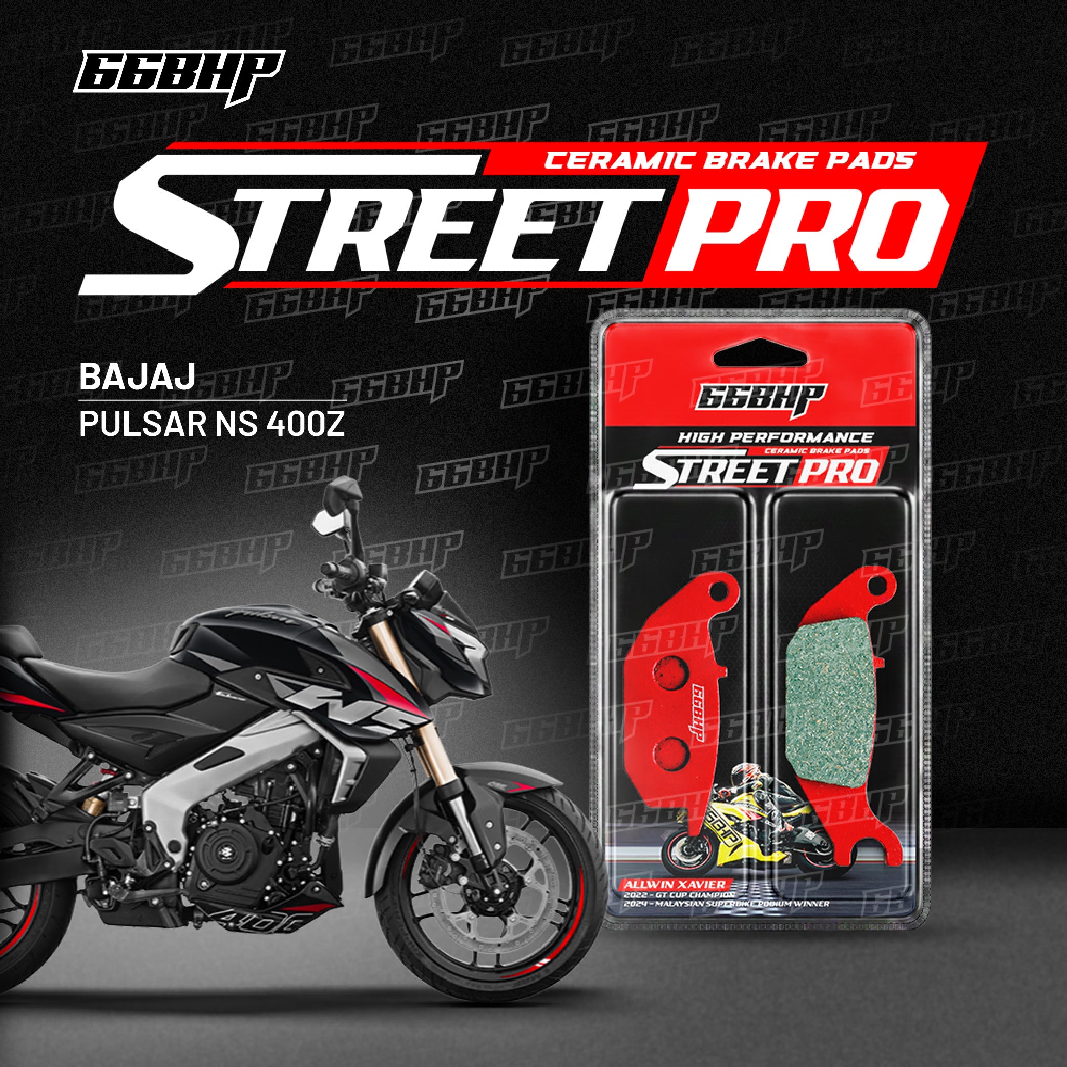 Bajaj Pulsar NS 400Z Street Pro Semi Ceramic Brake Pads