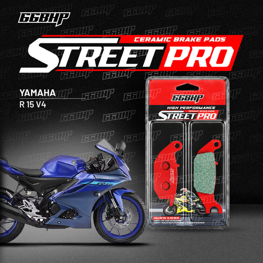 Yamaha R15 V4 Street Pro Semi Ceramic Brake Pads Upto 2024