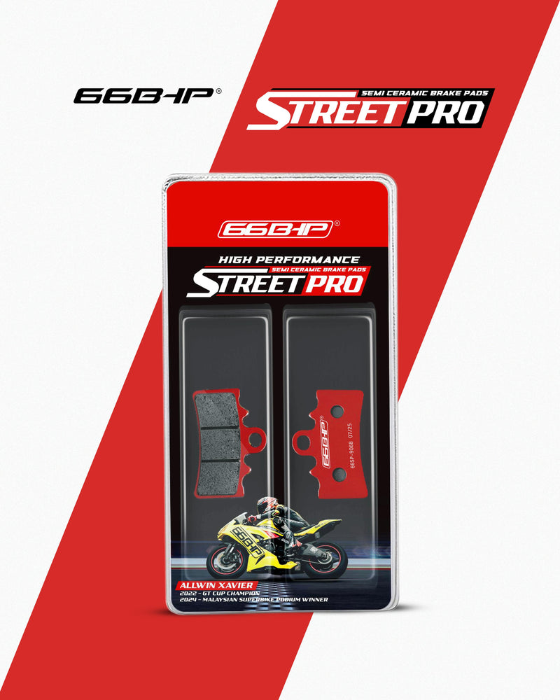 66BHP Street Pro ceramic brake pads for KTM Duke / RC 125