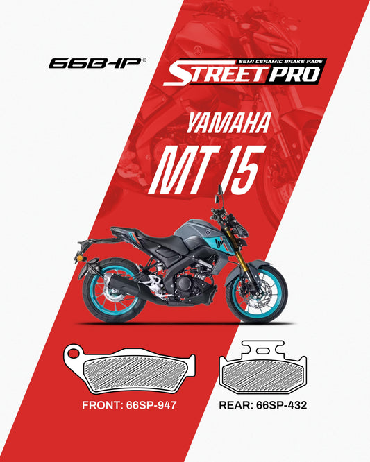 Yamaha MT15 Street Pro Semi Ceramic Brake Pads