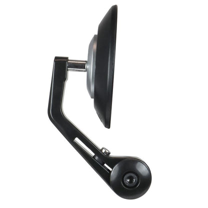 66BHP Vuma S2 CNC Bar End Mirrors – Premium Aluminum Rear View Motorcycle Mirrors (Pair)
