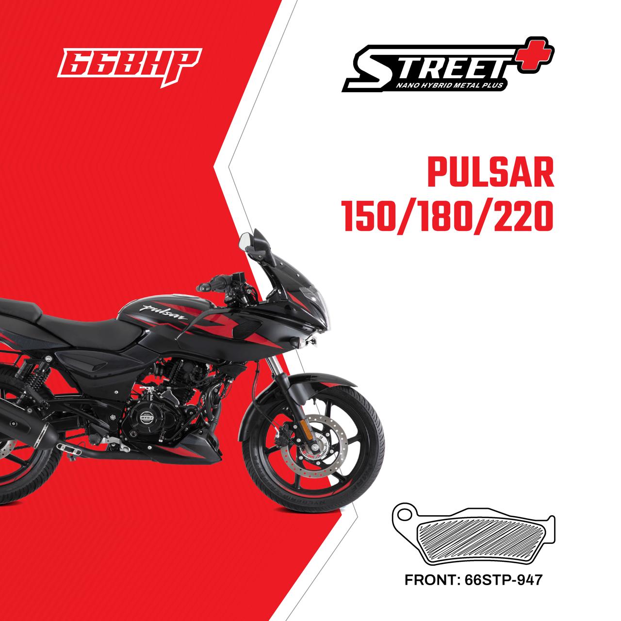 Bajaj Pulsur 150/180/220  66BHP Street Plus Brake Pads