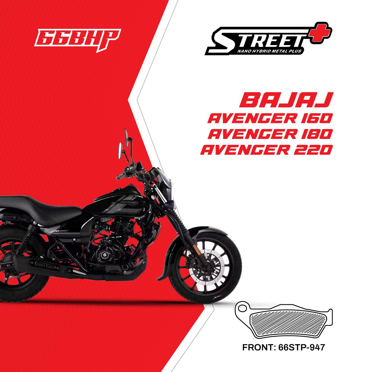 Bajaj Avenger 160/180/22066BHP Street Plus   Brake Pads