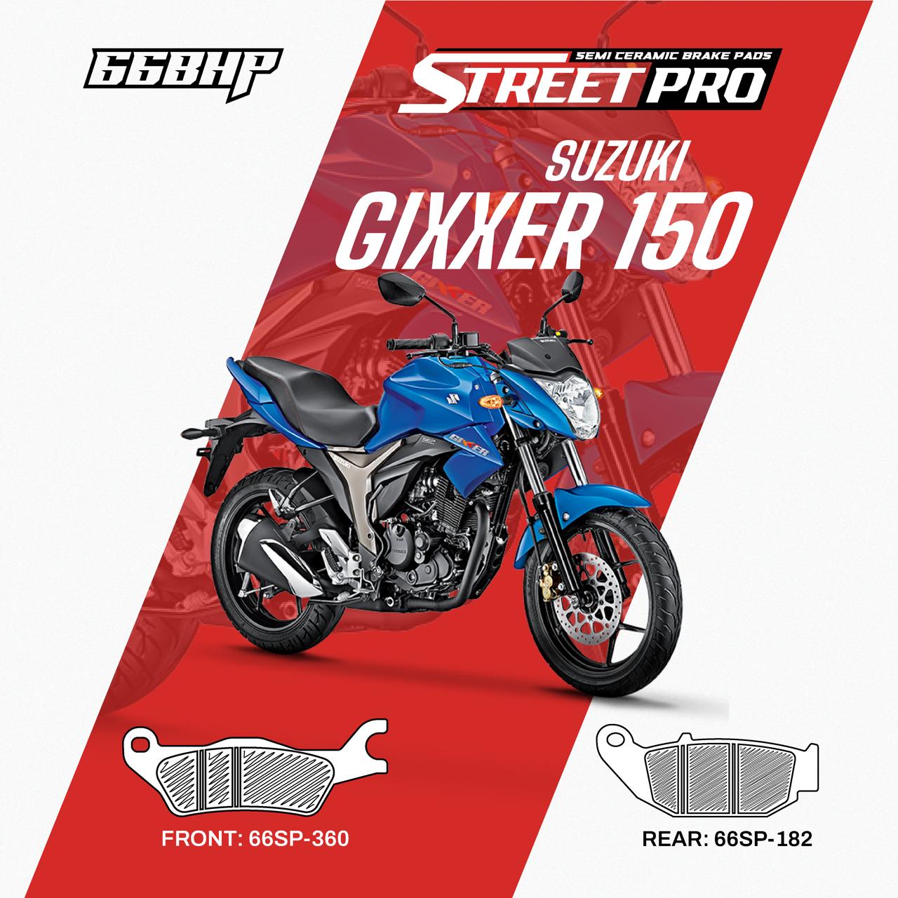 Suzuki Gixxer 150 66BHP Semi Ceramic Brake Pad