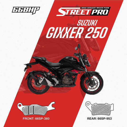 Suzuki Gixxer 250 66BHP Semi Ceramic Brake Pad