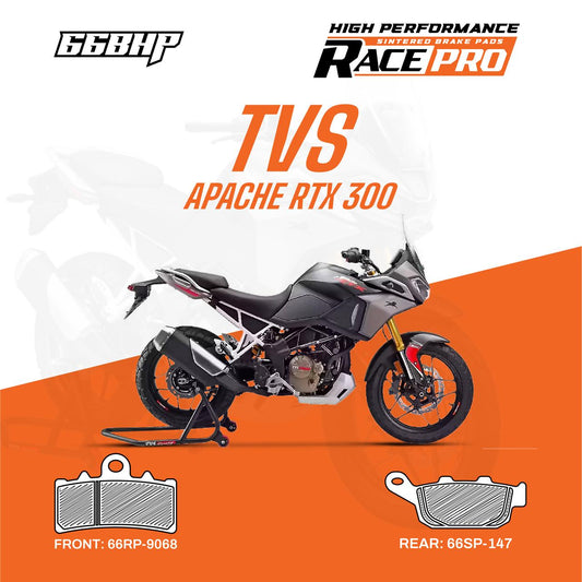 TVS Apache RTX 300 66 BHP Race Pro Sintered Brake Pad