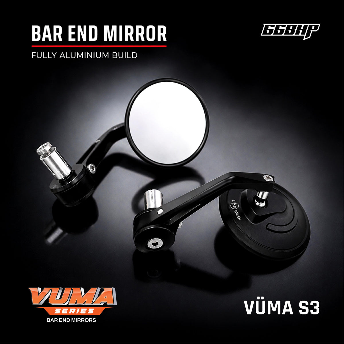 Vuma S3 mirror and articulated arm product detail
