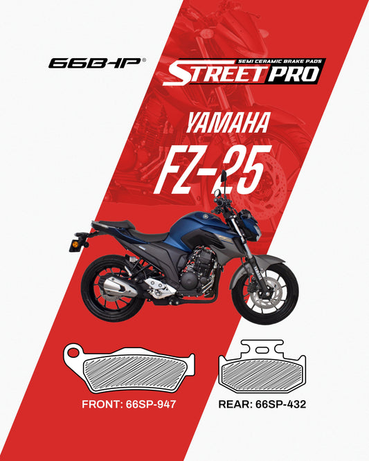 Yamaha FZ25 Street Pro Semi Ceramic Brake Pads