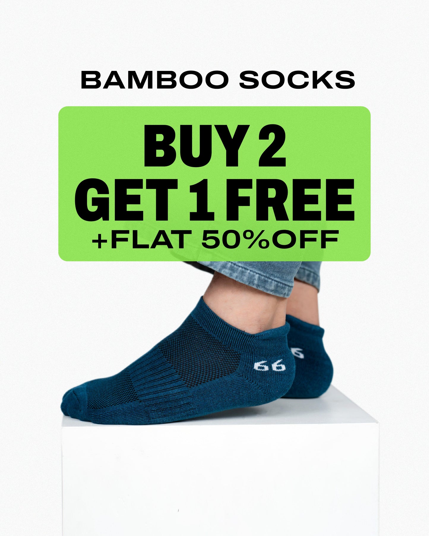 Bamboo Socks (Men & Women) – Buy 2, Get 1 Free ( Combo Pack )