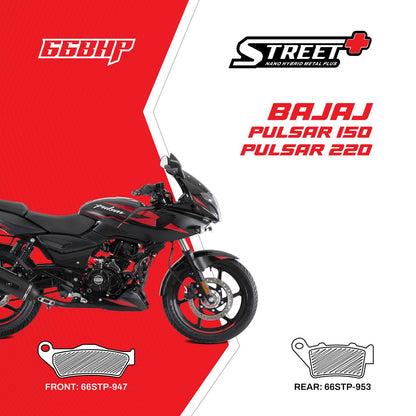 Bajaj Pulsur 150/180/220  66BHP Street Plus Brake Pads