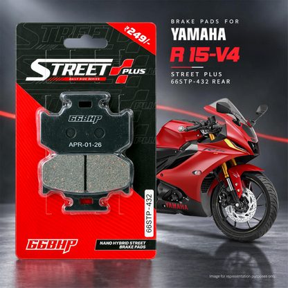 Yamaha R15 V3/V4 66BHP Street Plus Brake Pads